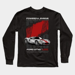 Vintage V8 GT40 Car Long Sleeve T-Shirt